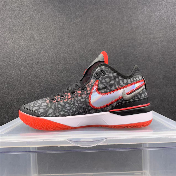 Women's Running weapon LeBron James 20 Black/Red Shoes 006